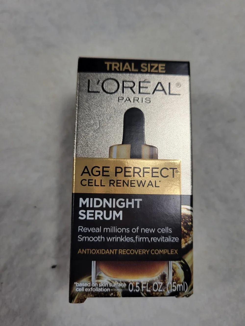 L'Oreal Paris Age Perfect Cell Renewal Midnight Serum - Trial Size (0.5 fl oz /